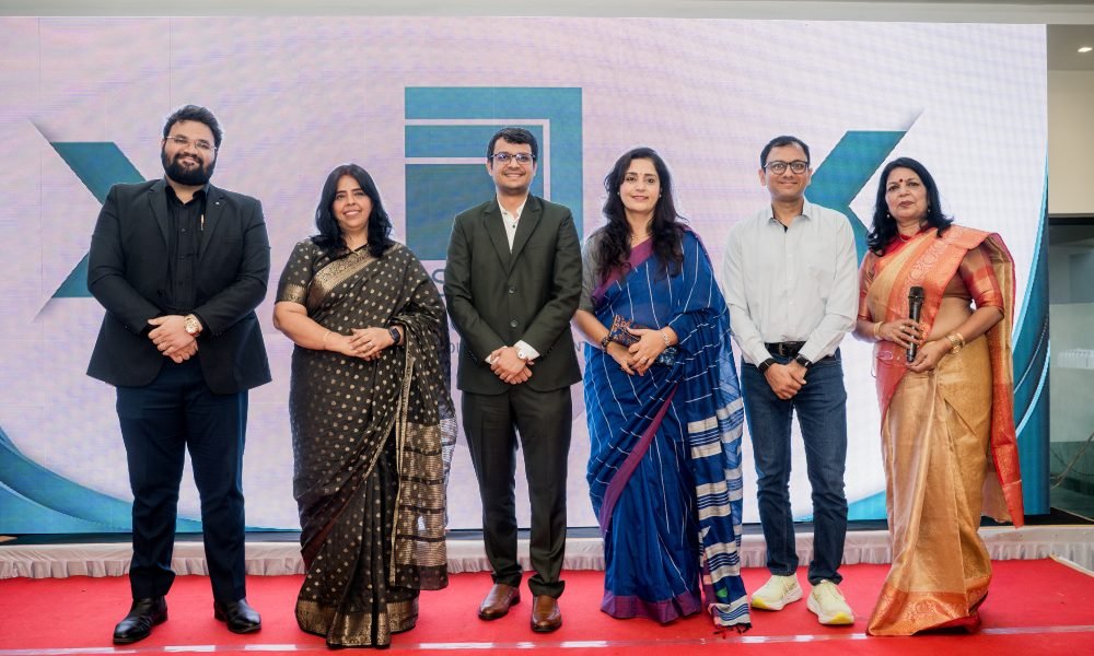 Inauguration Ceremony at BSS Foundation School of Management with dignitaries, faculty, and students